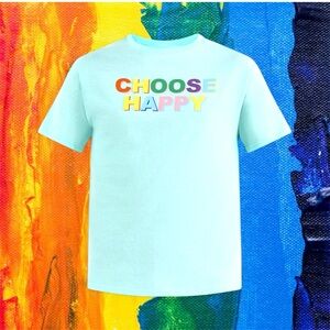 🆕Pride The Phluid Project Unisex “Choose Happy” Cotton T-shirt SzXl🏳️‍🌈